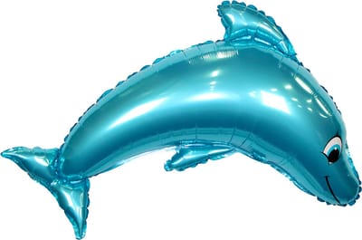 Zeemeermin Versiering Dolfijn Zeemeermin Ballon Feestartikelen KinderFeestje Zeemeerminstaart 100 CM - 1 Stuk