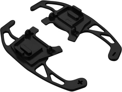Dailygoods - Schakelhendel van aluminium voor VW Volkswagen Golf MK7 GTI R R-Line Scirocc 2015-2019 Stuurwiel (zwart)