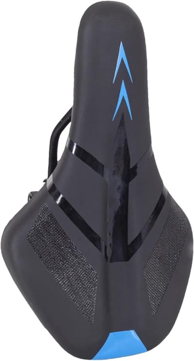 Fietszadel Kussen - Kinderzitje - Comfortabel Fietsen - Schokabsorberend Schuim - 24 x 14.5 cm - Blauw