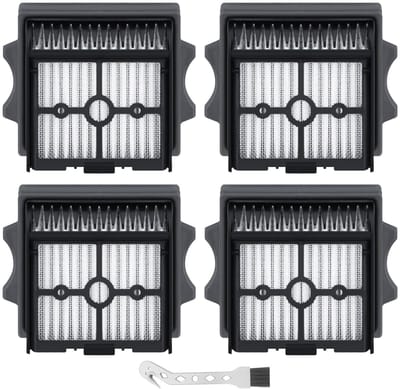 Dailygoods- HEPA Filters 4 Pack - Vervanging voor Tineco Floor One S6/S7/S9/S5 - Duurzaam - Milieuvriendelijk - Zeer efficiënte filter - Compatibel met meerdere modellen - Stofzuigerfilters