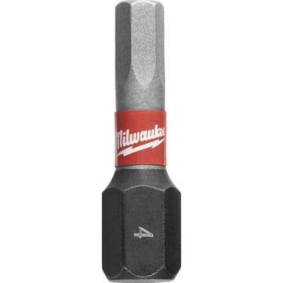 Milwaukee Shockwave Impact Duty™ schroefbits Shockwave Hex 4 mm x 25 mm - 2 stuks - 4932430895