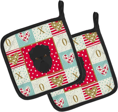 Pannenlappen - Keukenhandschoenen - Koken en Bakken - Hittebestendige Isolatie - 7.5x7.5 inch - Multicolor
