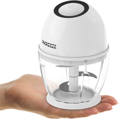Mini Foodprocessor - 450ML - Elektrische Hakmolens - USB-C Oplaadbaar - Kleine Blender - Keukenmachine - Portable Chopper - Hakmolen Elektrisch - Babyvoeding Groente Smoothie Snijder