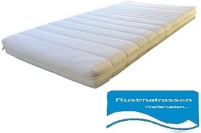 Matras 70x140 x10cm met anti-allergische wasbare Badstof hoes met rits - caravan - camper - boot