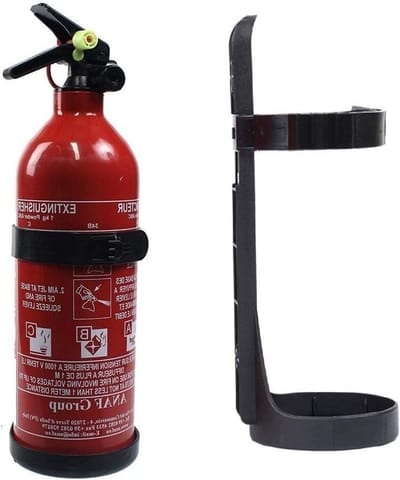 Brandblusser ABC - Poederblusser - Veiligheid Vergroten - Manometer Inclusief - 1kg - Rood