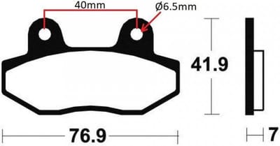 Plaquette de frein origine pour Moto Kymco 125 Ck Pulsar 2001 à 2004 AV Neuf