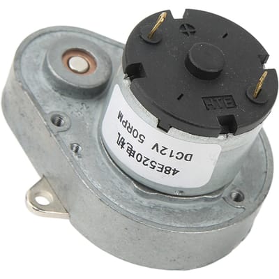 DC-reductiemotor Aluminium behuizing Koperen spoel Sterke geleiding Wormreductiemotor DC12V 50RPM