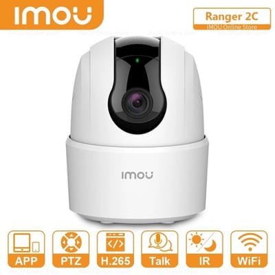 Imou Ranger 2C - Slimme 1080P beveiligingscamera met Human Detection, Nachtzicht en Draadloos Wi-Fi voor Thuisbeveiliging