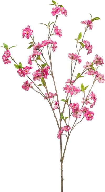Emerald - Kunstbloem Kersenbloesem tros 120cm fuchsia - Kunstplant voor binnen