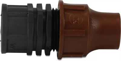 Rain Bird overgangsstuk PP 16 mm x 1/2 lock x binnendraad bruin type BF-62-50 lock