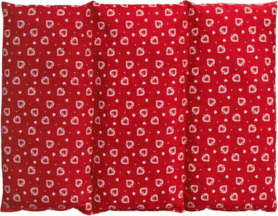 Korrelkussen Groot - Warmtekussen Koudkussen - Ontspanning Thuis - Magnetron en Oven Geschikt - 40x30 cm - Rood