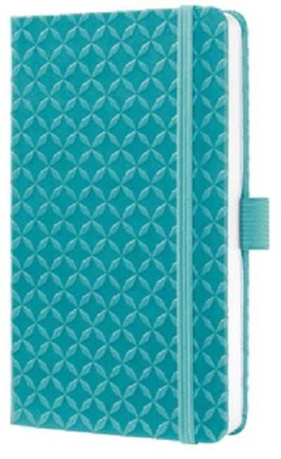 Sigel - notitieboek - Jolie Flair - A6 - hardcover - 174 pagina's - lijn - 80 grams papier - aqua groen - SI-JN102