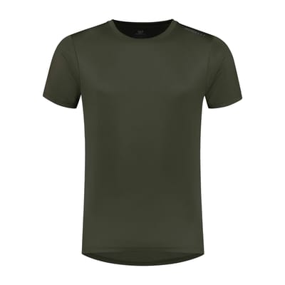 Rogelli Promo Heren Hardloopshirt - Korte mouw - Groen