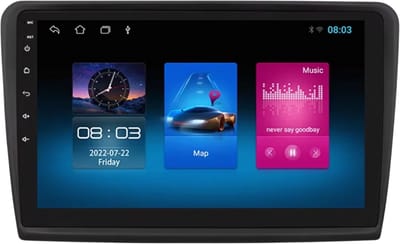 Autoradio met bluetooth - Carplay - Voor Skoda Voortreffelijke 2 (2008-2015) - Geschikt voor Apple en Android - Stereo - Navigatie - Navigatiesysteem auto - 1GB 16GB
