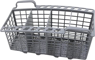 Vaatwasser Bestekmand - Bestekkorf Vaatmachine - Vaat Schoonmaken - Universele Pasvorm - 23.5 x 11 x 13 cm - Grijs