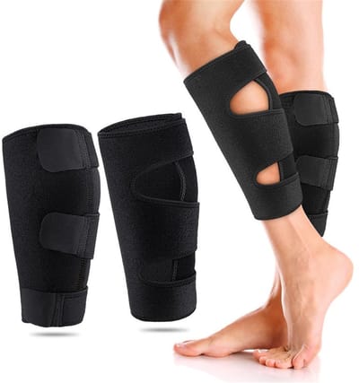 Kuitbrace beencompressiekousen voor mannen en vrouwen, scheenspalken voor kuitspiermassa, ruitvormige elastische band voor druk, pasvorm zwelling, spataderpijnverlichting, hardlopen, wandelen, fitness