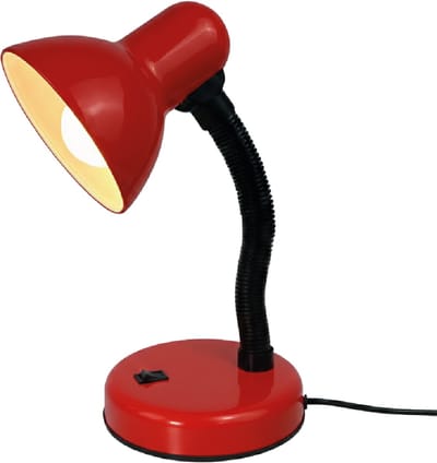 Luxus Europe - Bureaulamp Nino Rood - Leeslamp - Bureauverlichting voor Thuis en Kantoor