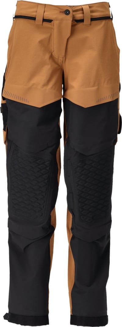 Mascot Customized Broek met kniezakken 22278-605 - notenbruin/zwart - C34 - 76