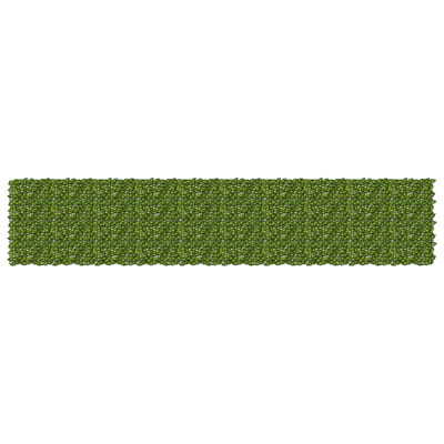 vidaXL - Balkonscherm - met - bladeren - Groen - en - Geel - 500 - x - 100 - cm