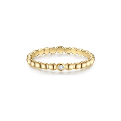 Gems München Dames Dames ring 925 sterling zilver 52 Geelgoud 32019741
