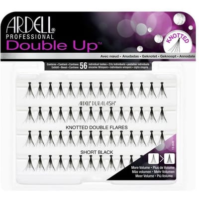 Ardell Individuals Double Up Geknoopte Dubbele Flares #kort Zwart