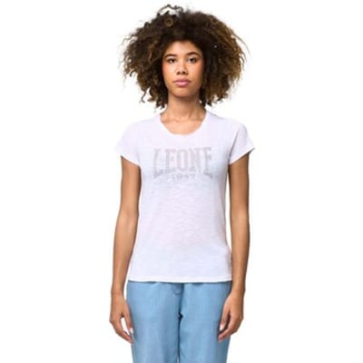 T-shirt Korte Mouw Leone 1947 Woman Short Sleeves Bright