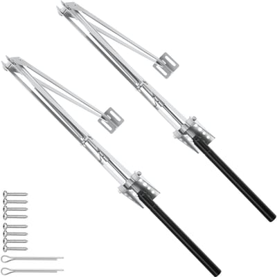 tectake® Automatische Raamopener voor Kas - Set van 2 Raamopeners - Tuinkas Opener - Automatisch Openen en Sluiten door Temperatuurregeling - Serre Ventilatie - Hefkracht 7 kg en Hefhoogte 40 cm
