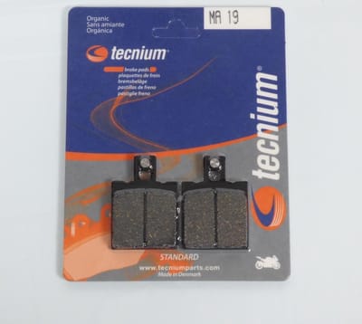 tecnium remblokje voor motorfiets cagiva 50 super city 1992 ma19 / voor / achter nieuw
