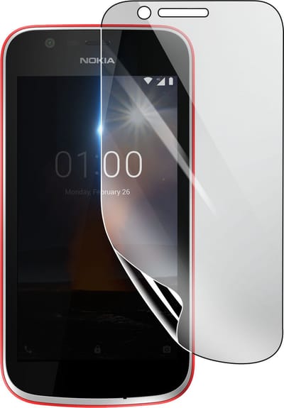 3mk, Geschikt voor Nokia 1, Schokbestendige Hydrogel Screenprotector, Transparant