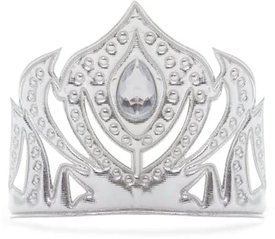 Little Adventures - Ice princess kroon – Zachte kinderkroon – Zilver