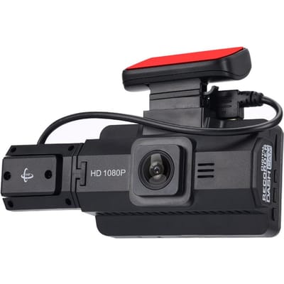 Meertalige Dual Lens Auto Video Recorder Auto Dash Cam Auto Camera Recorder Nachtkijker Loop car front lens and in-car lens