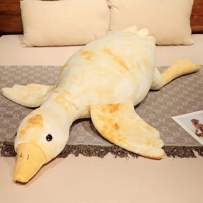 Extra Grote Zachte Pluche Gans Knuffel - Slaapkussen voor Kinderen en Meisjes (50 cm)