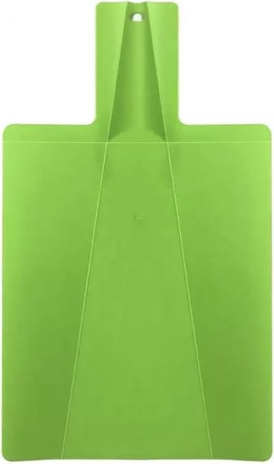 vouwbare snijplank - Door het vouwen knoei je niks naast de pan - groen