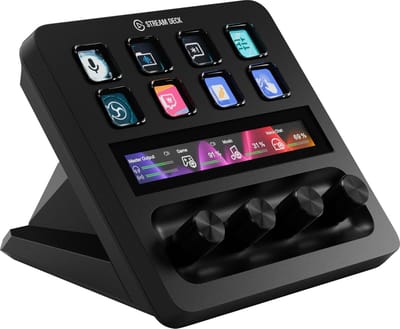 Elgato Stream Deck + XLR Aansluiting - Audiomixer - Touch LCD - PC - Mac - 3.5 jack - Zwart