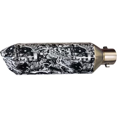 1,52 inch inlaat motorfiets uitlaatpijpen slip op demper carbon fashion street style staart Pattern Mechanic