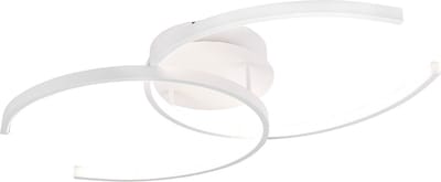 LED Plafondlamp - Plafondverlichting - Torna Cocon - 20W - Natuurlijk Wit 4000K - Dimbaar - Rond - Mat Wit - Aluminium