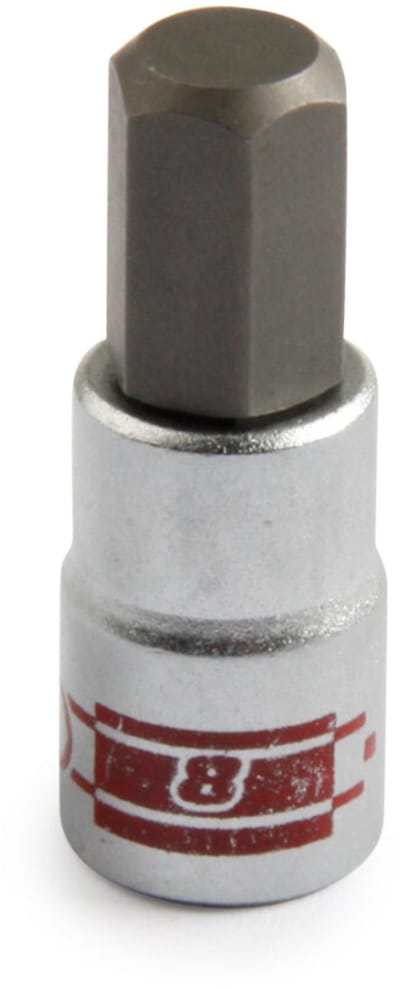 1/4'' Inbus Dop/bit zeskant metrisch