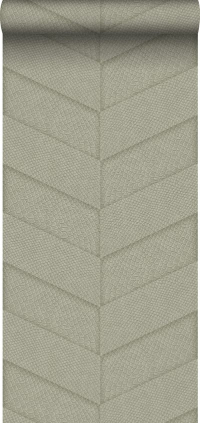 Origin Wallcoverings behang tegelmotief met slangenprint beige - 347790 - 0,53 x 10,05 m
