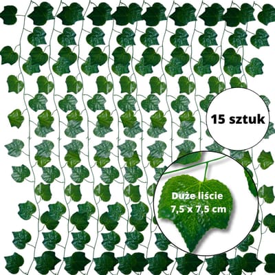 Inspiruj - Siergirlande - 235 cm - 15 stuks - Synthetische Klimop