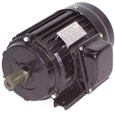 Asynchrone Motor - Driefase Motor - Compressor Aandrijven - Standaard Bouwgrootte - 1.5 kW - Zwart