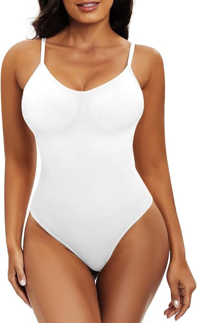 Figuurcorrigerend Shapewear Bodysuit met Klets voor Platte Buik