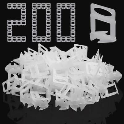 200 stuks zelfnivellerende kruising voor tegelplaatsing - 2 mm afstandsverspringing - Nauwkeurige nivellering en verhoogde efficiëntie