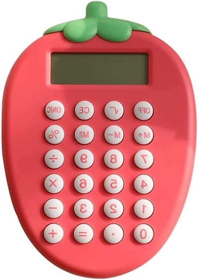 Rekenmachine - Wetenschappelijke Rekenmachine - Kantoor Werk - Zonne-energie - 8-cijferig - Aardbei