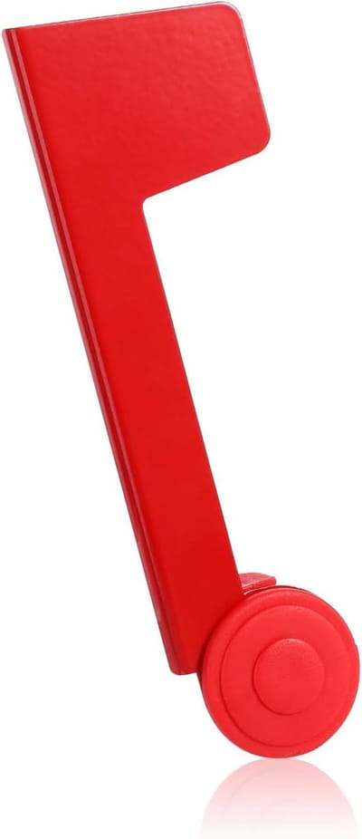 Vervangingsset voor Mailbox Flag - Buitenlandse Rode Metalen Reparatieset voor Simpele Installatie - Landelijke Mailbox Vlaggen voor Metaal - Baksteen - Steen - Hout en Alle Andere Oppervlakken