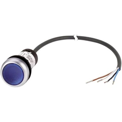 Eaton 185585 C22-DL-B-K10-24-P62 Druktoets Plat Knop Blauw 1 stuk(s) Piece