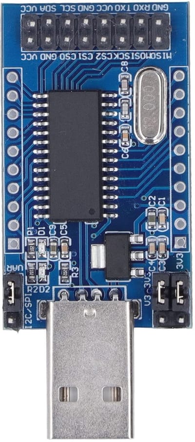 Dailygoody - USB-poortconvertermodule - USB-oplaadconverter - Serieel en Parallel - Compact formaat - Ondersteuning voor - Geschikt voor d...
