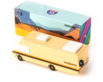 Candycar World: YOSEMITE RV (XGV75) 13,3x4,1x4,6cm, wooden diecast, in giftbox, 3+