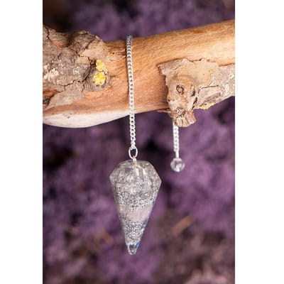 Pendel orgone rozenkwarts