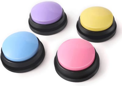 Nivard Praatknop Hond - Dogbuttons - Honden - Voor Honden - Speelgoed - Honden Speelgoed Intelligentie - 4 Stuks