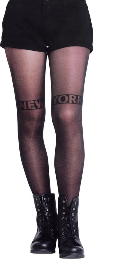 Zwarte, delicate panty New York